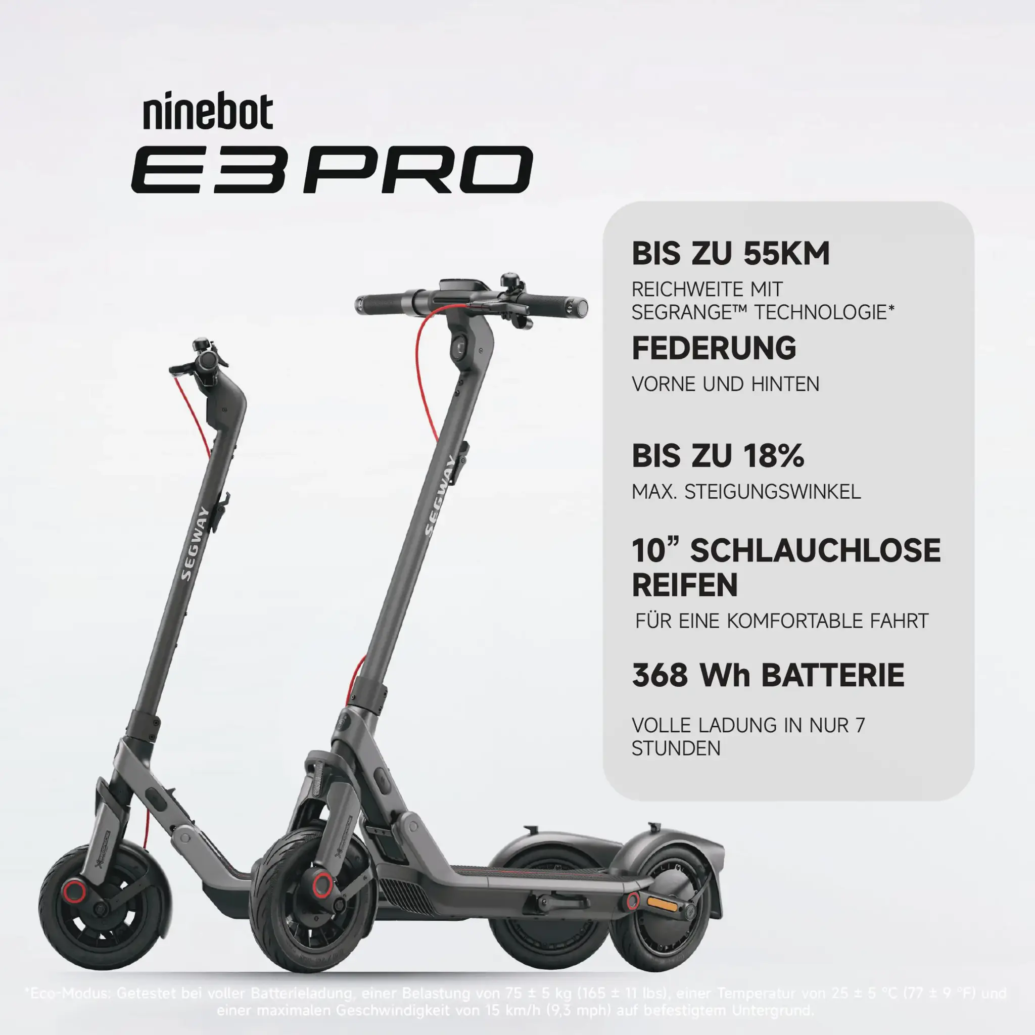 SEGWAY Ninebot E3 Pro D E-Scooter