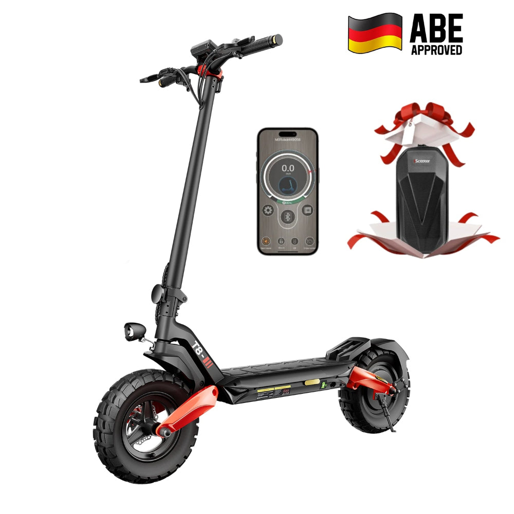 iScooter T8 Offroad-E-Scooter Mit Straßenzulassung (ABE,eKFV)