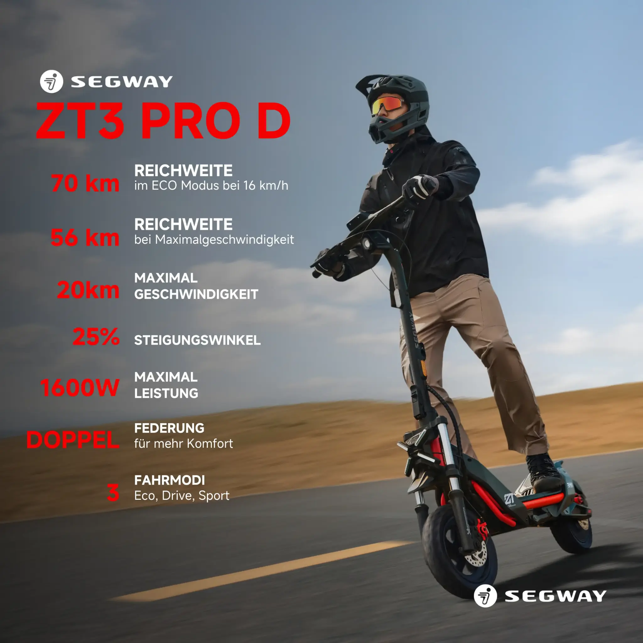 SEGWAY eKickScooter ZT3 Pro D