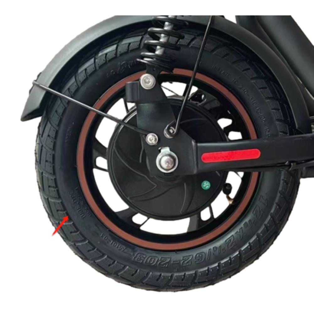 12-Zoll Motor-Hinterrad (inkl. Reifen und Schlauch) für iScooter i12 E-Scooter Ersatzteile